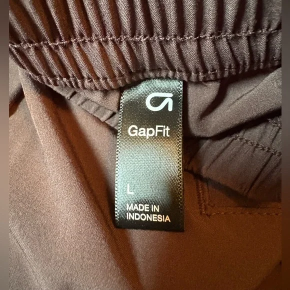 GapFit High-Rise Brown Runaround Trousers — L - Picture 6 of 6